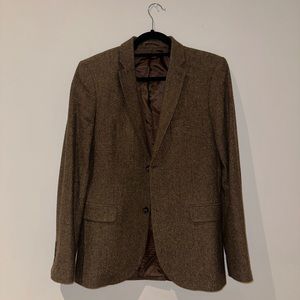 Topman Chocolate Brown Blazer